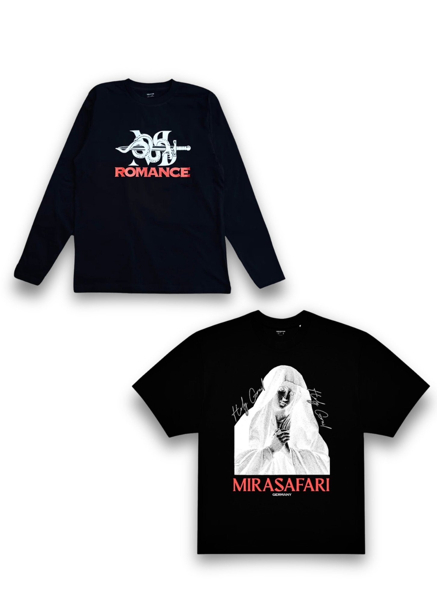 HOLY GRAIL T'shirt x ROMANCE - longsleeve - MIRASAFARI